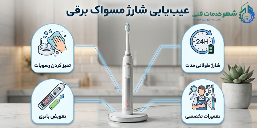دلایل رایج شارژ نشدن مسواک برقی و ترفندهای رفع مشکل