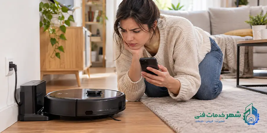 عیبیابی مشکلات رایج کار نکردن جارو رباتیک هنگام نبود وایفای